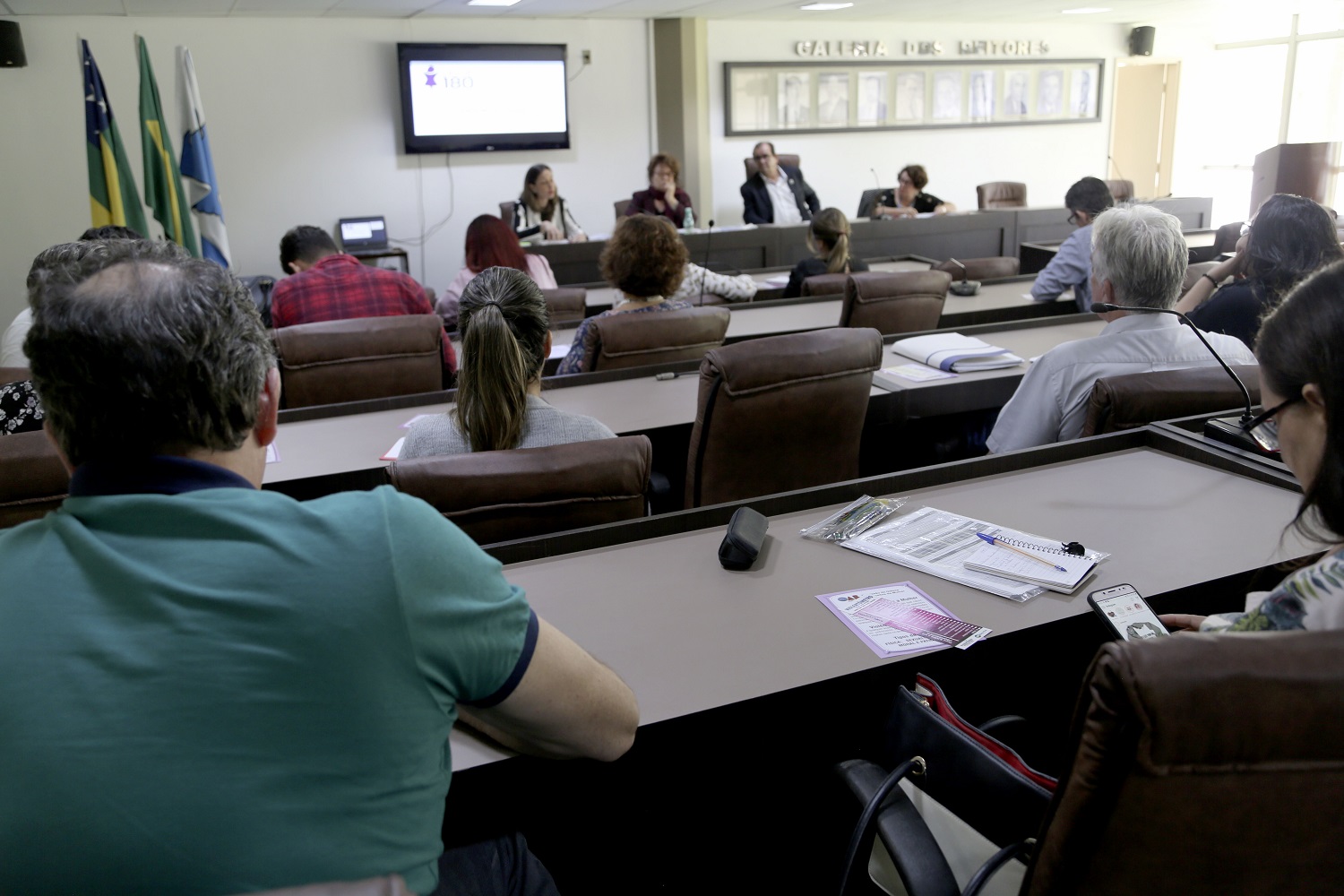 Reunião para discutir políticas de enfrentamento ao assédio no meio acadêmico aconteceu no auditório da Reitoria, na manhã dessa quinta-feira (fotos: Schirlene Reis/Ascom UFS).