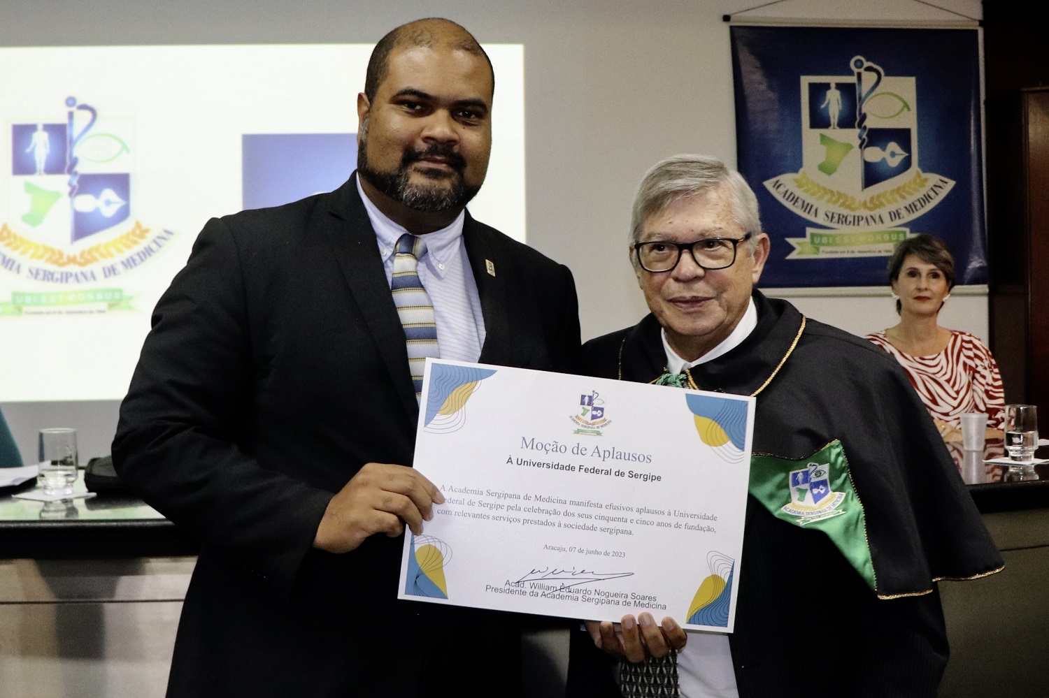 Portal UFS - Academia Sergipana De Medicina Homenageia Professores Da UFS